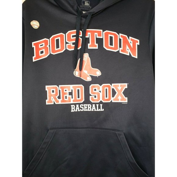 Boston Red Sox Genuine Merchandise Small Pullover Hooded Sweatshirt Blue - Picture 7 of 7